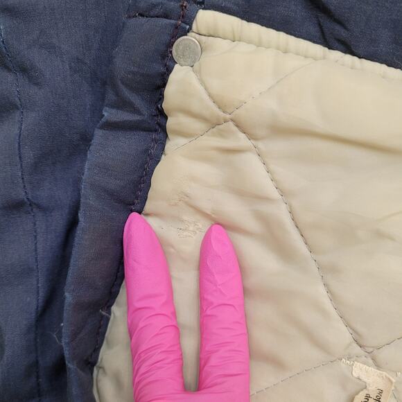 Vintage 70s Sears Parka Jacket Medium 23x30 Sherpa-Lined - Picture 6 of 16